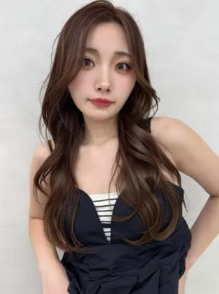 ロング 増子 美沙希のヘアスタイル