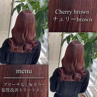 セミロング カラー ブリーチなしの達人 🌈KAITOのヘアスタイル