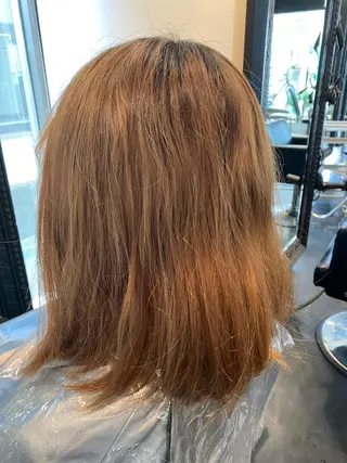 ミディアム カラー ✨髪質改善 縮毛矯正 艶髪 立川 コウキ✨のヘアスタイル