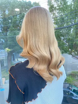 ロング カラー 鈴木直之/ハイトーン /ボブ/美髪矯正のヘアスタイル
