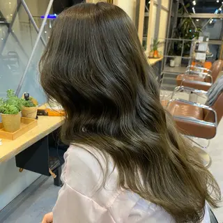 ロング カラー 梅本 淑人のヘアスタイル