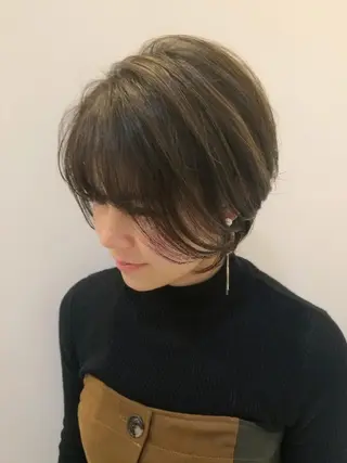 ショート カラー シールエクステ♦️ レイヤー♦️福田晃大のヘアスタイル