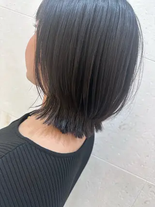 ミディアム 安田 柚月のヘアスタイル