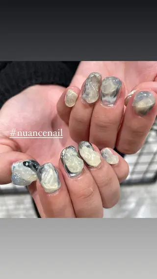 ネイル 淡色ネイル 🎀moeのネイルデザイン