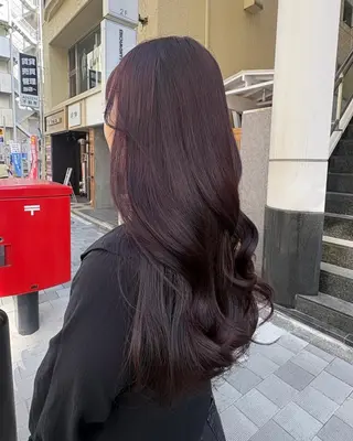 ロング カラー mai @ma_____iiのヘアスタイル