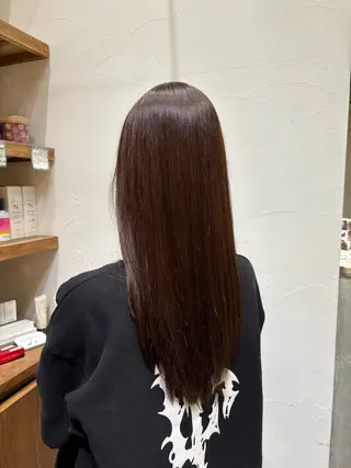 ロング カラー 透明感寒色 カラー/さとゆな💛のヘアスタイル