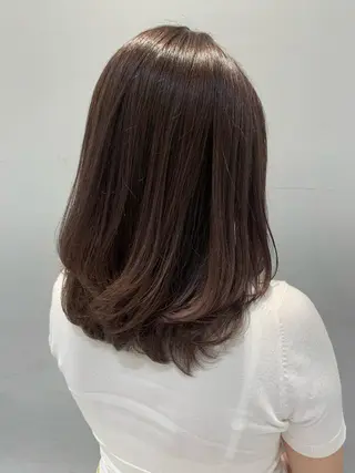 ミディアム SALOWIN 銀座一丁目店所属・髪質改善/縮毛矯正 🎀小林 唯 🎀のヘアスタイル