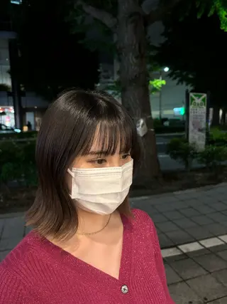 ミディアム 🍓ハイトーンカラー 🎀nene🍓のヘアスタイル