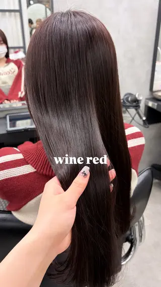 ロング 角田 萌夏のヘアスタイル