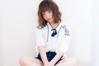 ショート ミディアム セミロング 店長/ 加藤 流菜のヘアスタイル