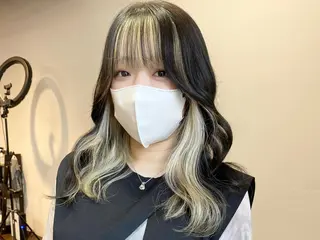 セミロング カラー ヘアアレンジ 韓国ヘア×髪質 改善🇰🇷シオリのヘアスタイル