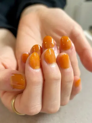 ネイル BURGUNDY mikaのネイルデザイン