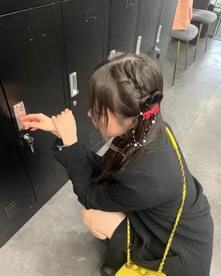 ヘアアレンジ メンズウルフ🐺♡ ブリーチ♡ヘアメ🎀のヘアスタイル