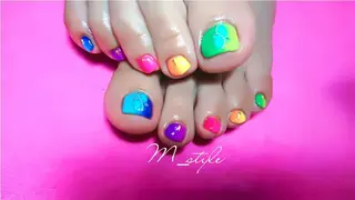 ネイル 下妻市ﾈｲﾙｻﾛﾝ M_styleのネイルデザイン