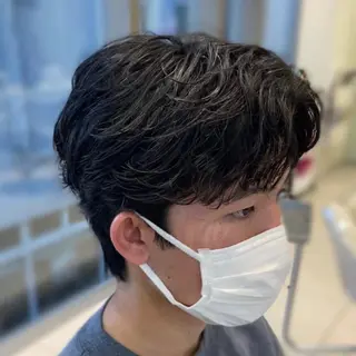 パーマ メンズ メンズ縮毛矯正 ♠️店長下平隼人のヘアスタイル