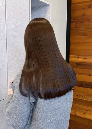 ロング カラー honami🐬／ 美髪カラー／縮毛矯正のヘアスタイル