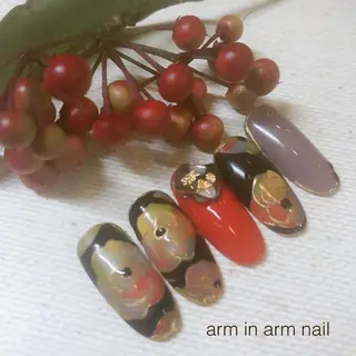 ネイル arm in arm ︎✿Yamamotoのマツエク・マツパデザイン