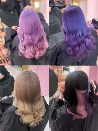 ロング カラー ブリーチ人気No.1 MANATO🎨🌈のヘアスタイル