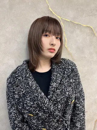 ミディアム 池袋/似合わせ/縮毛 髪質改善【ugen】のヘアスタイル