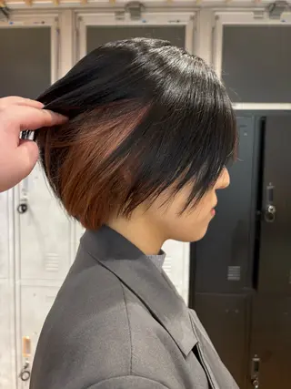 カラー tokute 片岡心🐥のヘアスタイル
