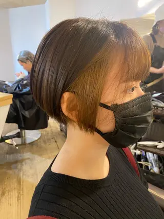 ショート カラー 立花 ふたば🌱のヘアスタイル
