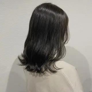 ミディアム 大友 岳斗のヘアスタイル