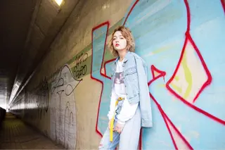 ミディアム カラー NORA　CYNDY所属・砂川 航のヘアスタイル