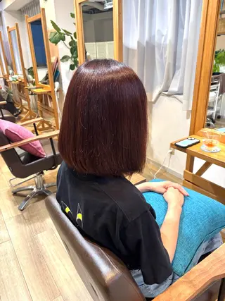ショート カラー RINNO🌷艶髪/ 透明感&艶カラーのヘアスタイル