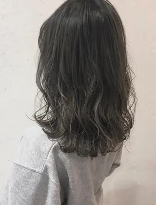 セミロング カラー 髪質改善/縮毛矯正 /青山　早希🐾のヘアスタイル