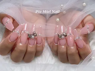 ネイル HANA 長さだしのネイルデザイン