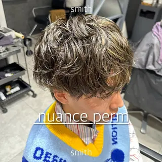 カラー パーマ メンズ メンズパーマ特化 🌟Gakutoのヘアスタイル