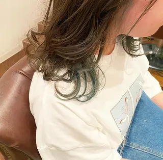 セミロング カラー 🌈🌸あおき みちる🌟💗のヘアスタイル