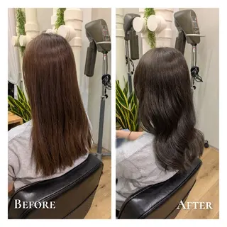 カラー Cafu hair Tachi所属・有馬 葵のヘアスタイル