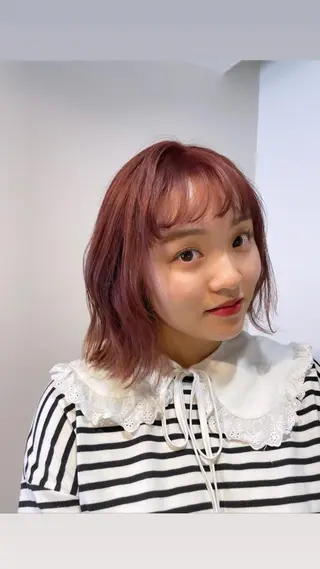 ミディアム カラー BoomBOX所属・HIBIKI/原宿 ハッシュカット🪄のヘアスタイル