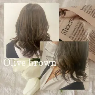 セミロング カラー eN°byyoureshair所属・🎀トップスタイリ スト湯川響🎀のヘアスタイル