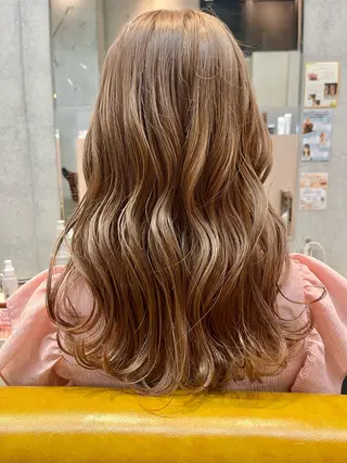 ロング カコ/レイヤーカット ヘアアレンジのヘアスタイル