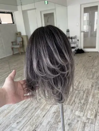 ミディアム カラー ROBIN所属・指名数No.1 /NAOYAのヘアスタイル