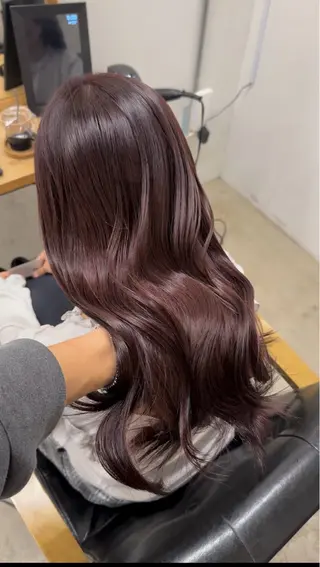 セミロング ひろし/髪質改善/ 縮毛矯正/透明感✨のヘアスタイル