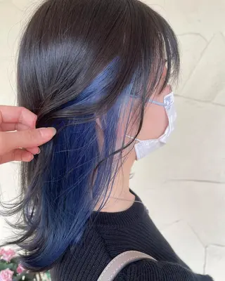 セミロング 関根 沙季のヘアスタイル