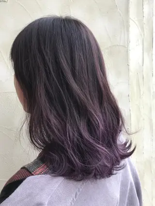 セミロング カラー 追立 優稀のヘアスタイル