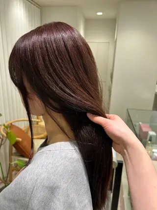 ミディアム カラー 透明感/ベージュ /kazui🐈のヘアスタイル