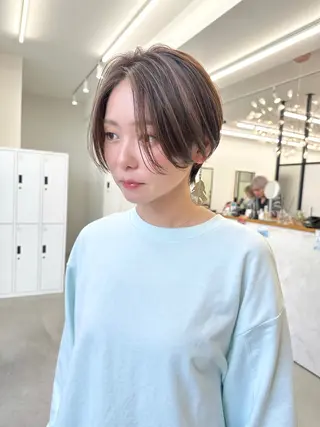 ショート ショート/ボブ特化 似合わせ/山下凌生のヘアスタイル