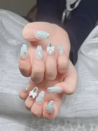 ネイル Lee Nails チップ長さだし専門店のネイルデザイン