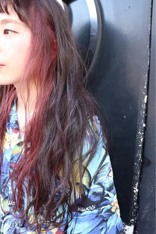 ロング カラー 萌花　moeka /韓国/レイヤーのヘアスタイル