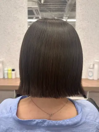 ショート ボブ/透明感カラー/ 髪質改善/🌙/ルナのヘアスタイル