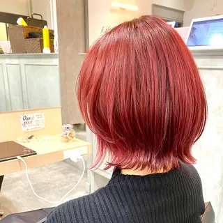 ミディアム カラー くびれミディ🌷 暖色系No1高橋智のヘアスタイル