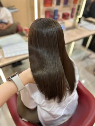 セミロング 🌷暖色カラー Miku🌷のヘアスタイル