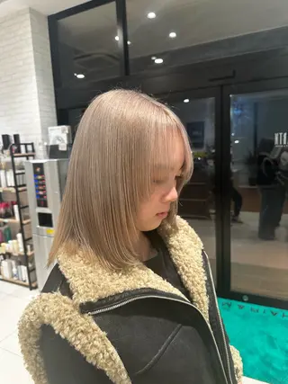 ミディアム カラー ☆あつみ☆ soen  天神店のヘアスタイル