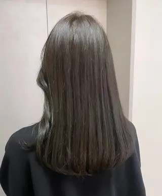 ミディアム カラー 暖色/オリーブカラー /中村未来🍒🫒のヘアスタイル