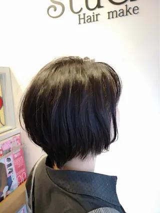 ショート カラー ルシードスタイルクリザンテーム所属・メンズパーマ、カラー 大募集村上莉奈のヘアスタイル